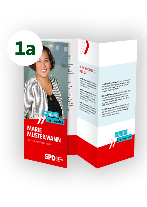 Flyer 8-seitig | 10 x 21 cm (geschlossenes Endformat) | Motiv 1a