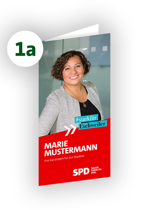 Flyer 4-seitig | 10,5 x 21 cm (geschlossenes Endformat) | Motiv 1a