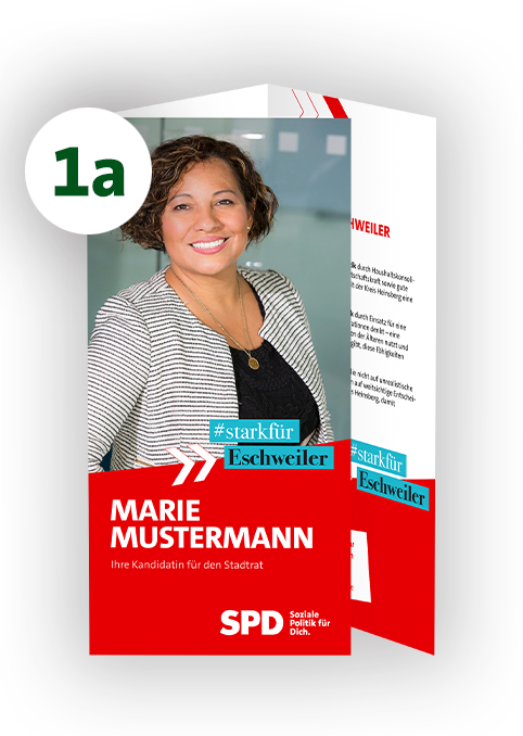 Flyer 6-seitig | 10 x 21 cm (geschlossenes Endformat) | Motiv 1a