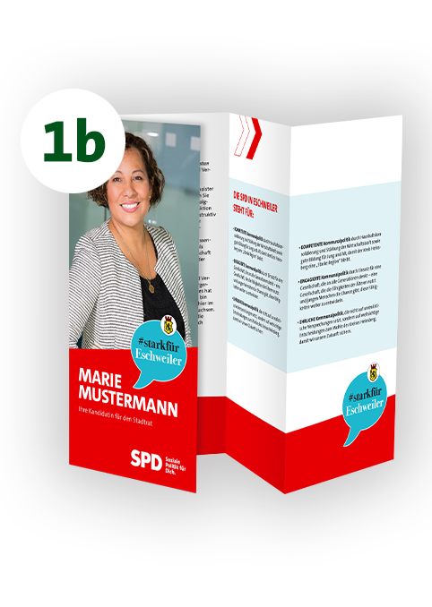 Flyer 8-seitig | 10 x 21 cm (geschlossenes Endformat) | Motiv 1b