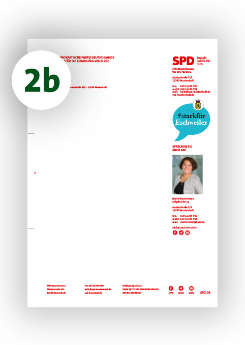 Briefbogen | DIN A4 21 x 29,7 cm | Motiv 2b