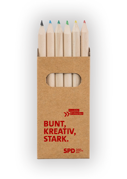Buntstifte (6 Stück)