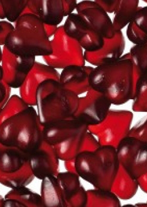 Fruchtgummis herzförmig (10 Gramm)